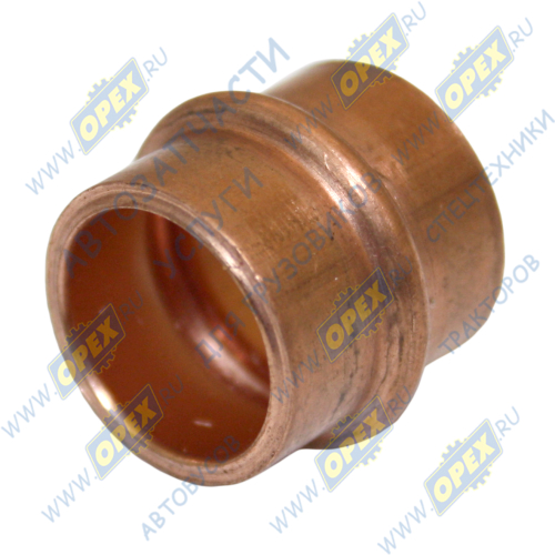 02218 Трубка (медь) ф16; без наконеч. L=18 прямая с головки осн. двигателя Т-130 с/и Techno Drive